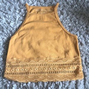 Aeropostale yellow tank top